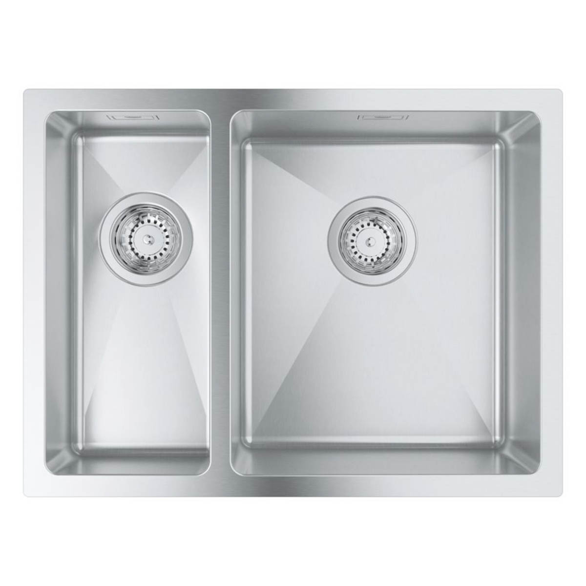 Grohe Undermount Kitchen Sink 1.5 Bowl Stainless Steel Right Handed 595x450mm - Image 2