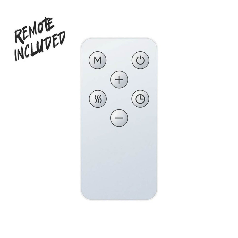 TCP  2000W Electric Wall-Mounted Vertical Fan Heater White - Image 6