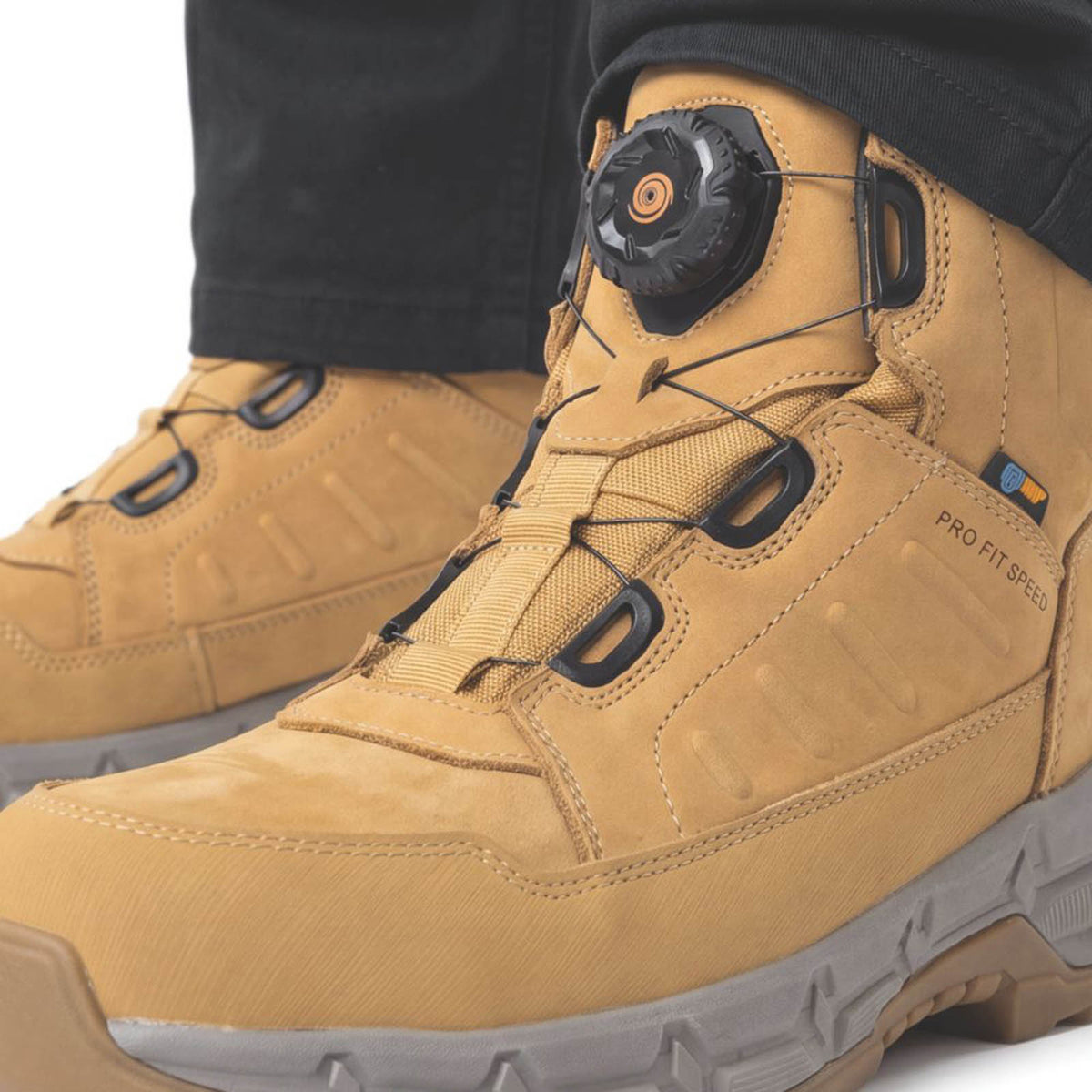 Site Safety Boots Mens Standard Fit Brown Waterproof Composite Toe Size 11 - Image 2
