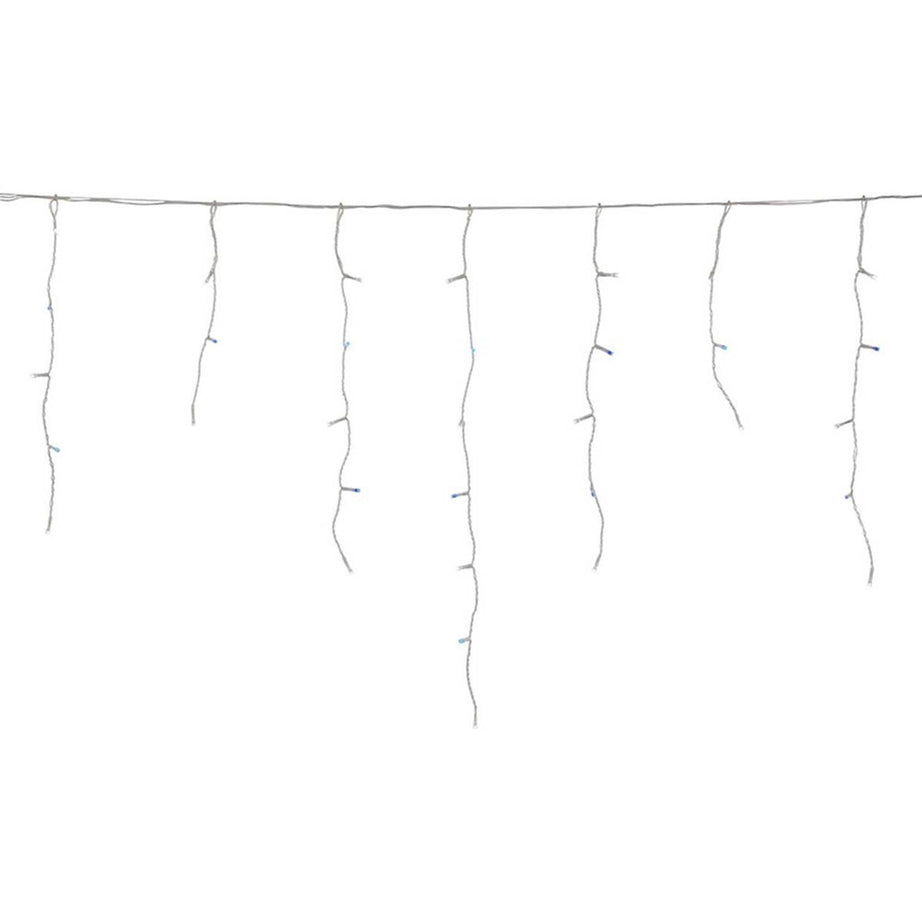 LED Christmas Lights 720 Blue And White Icicle Timer Indoor Outdoor Home - Image 2