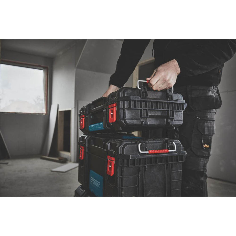 Erbauer Tool Box 22 1/4 " Connecx Chest Storage Heavy Duty Organiser Lockable - Image 5