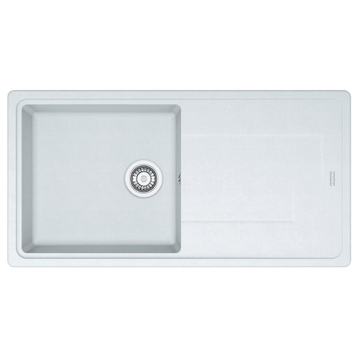Franke Kitchen Sink 1 Bowl Gemini White Tectonite Reversible Hardwearing - Image 1