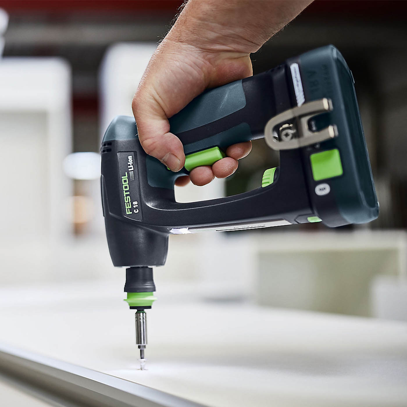 Festool Drill Cordless 18V 4Ah Li-Ion C 18 HPC 4,0 I-Plus Compact Brushless - Image 3