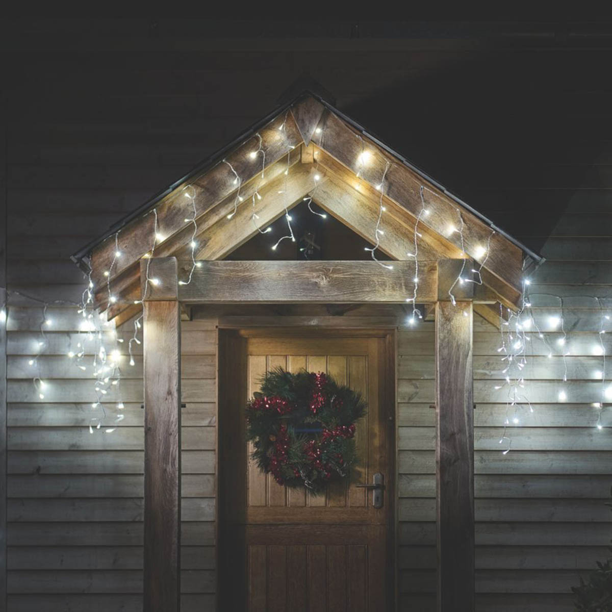 Christmas String Lights 720 LED Icicle Ice White Timer Indoor Outdoor 17.8m - Image 4