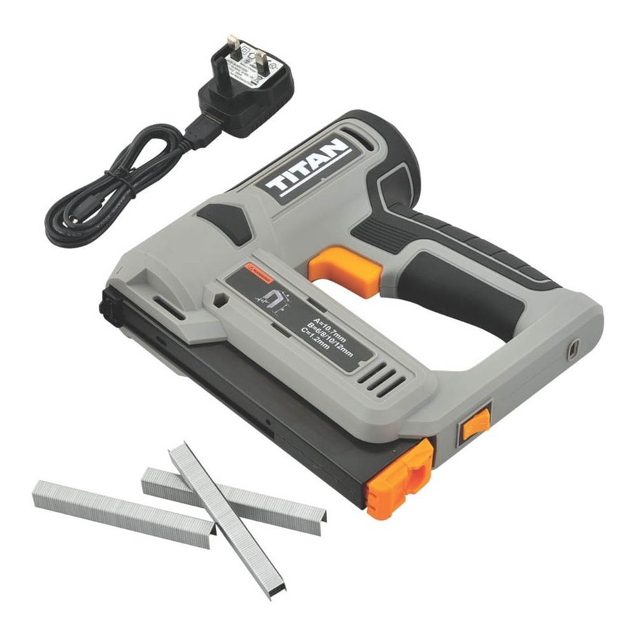 Titan Stapler TTB960STP Second Fix Cordless Compact 12mm 3.6V 1 x 1.5Ah Li-Ion - Image 1