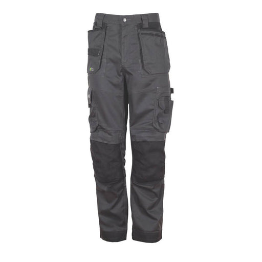 Apache Work Trousers 4-Way Comfort Stretch Padded Black And Grey 38" W 31" L - Image 1