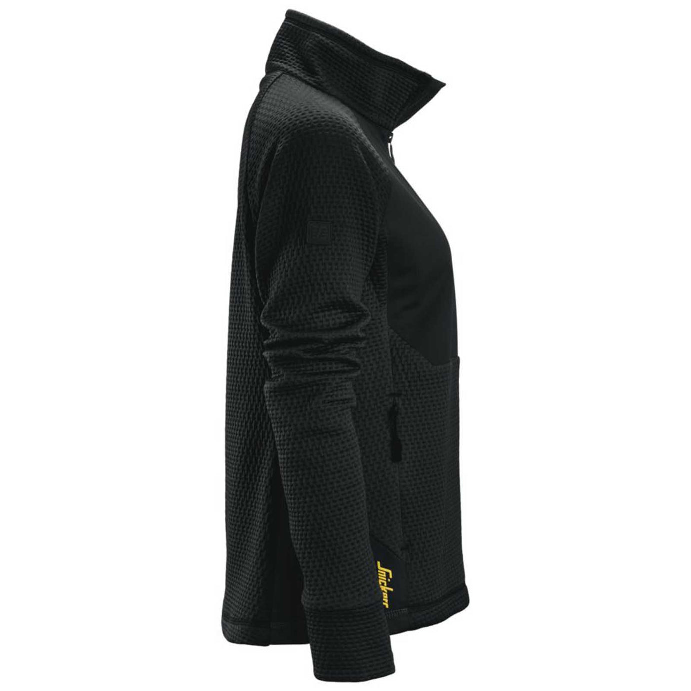 Snickers Midlayer Jacket Womens Black Full Zip Work Fleece UK16-18 8407 - Image 3