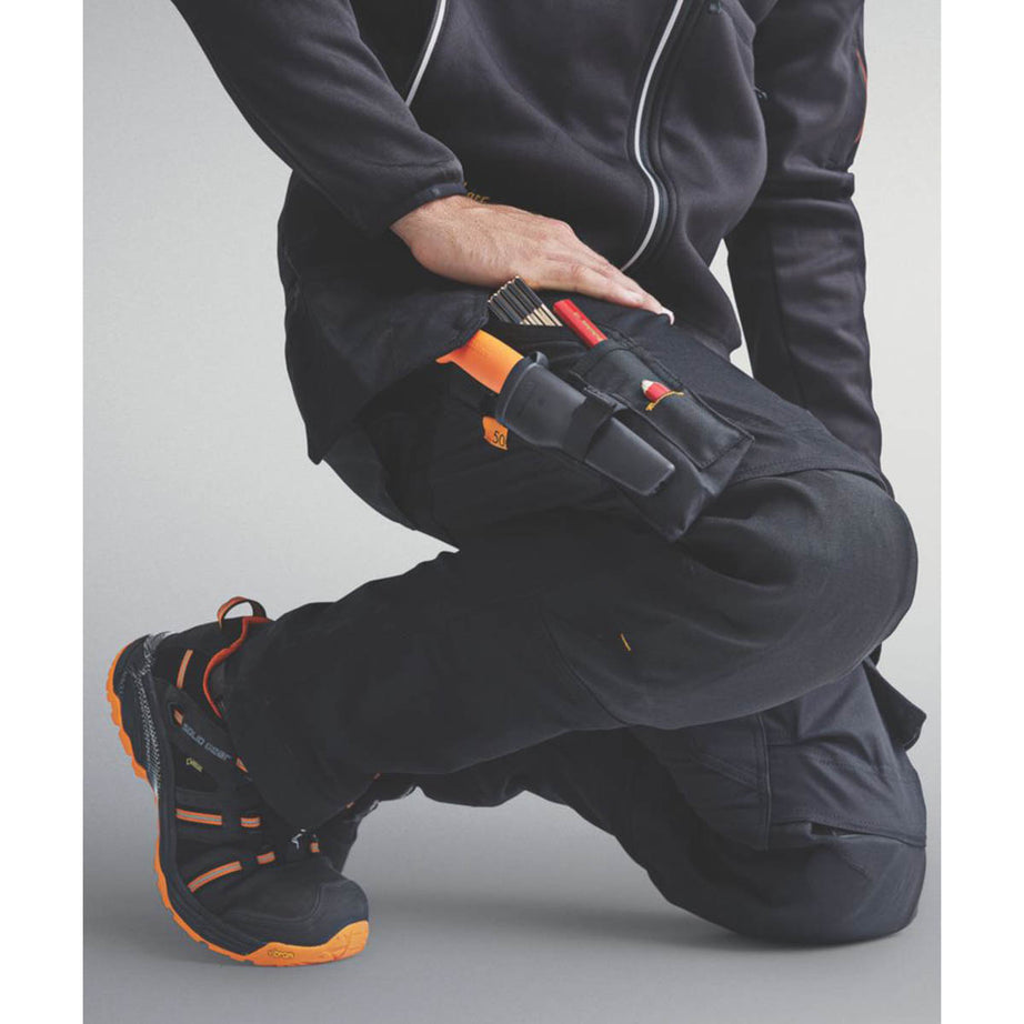 Snickers Work Trousers Mens Slim Fit Black Stretch Multi Pockets Cargo 36"W 35"L - Image 3