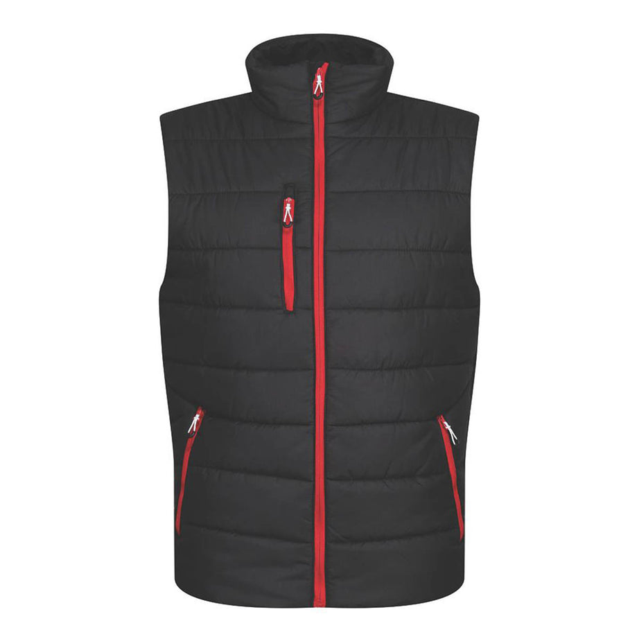 Regatta Thermal Bodywarmer Mens Black Full Zip Padded Gilet 3X Large 50" Chest - Image 1