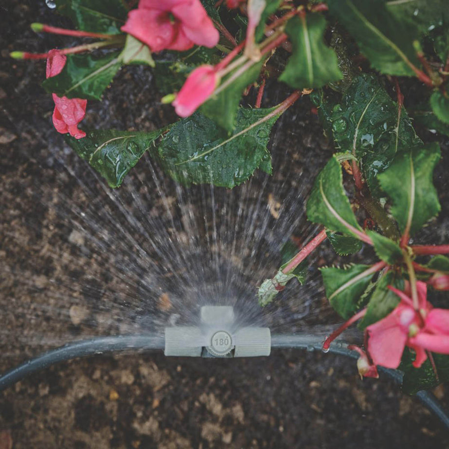 Verve Irrigation Kit 360° Nozzles 4 Way Tap Stake Sprinkler System 62 Piece - Image 2