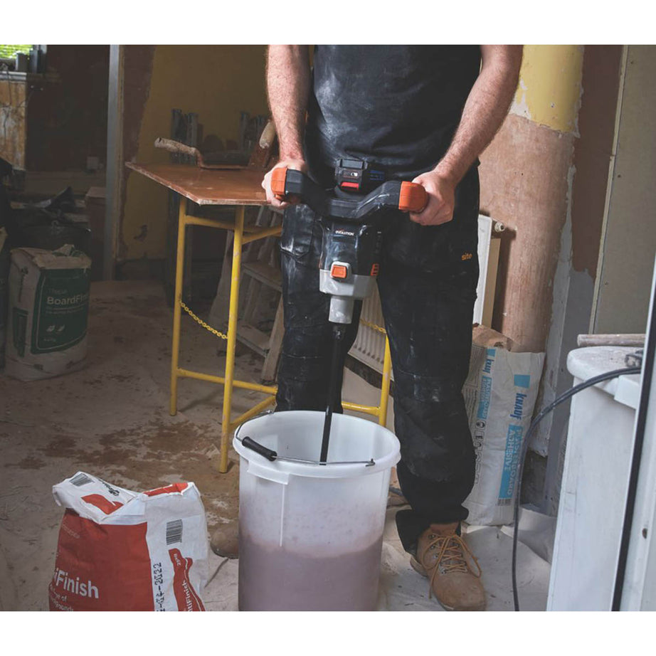 Evolution Paddle Mixer R120MXR-Li Cordless Powerful 18V Li-Ion EXT Body Only - Image 4