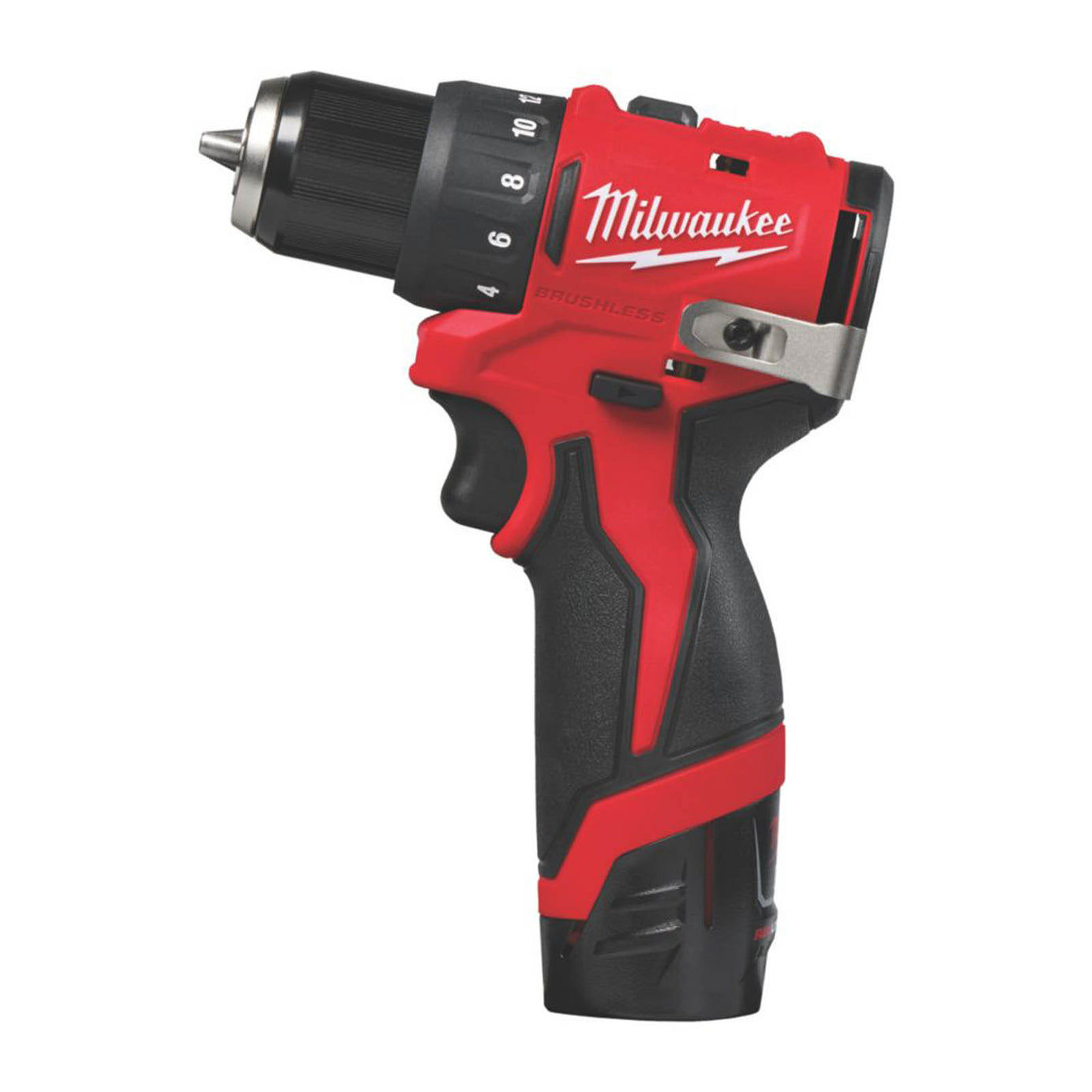 Milwaukee M12BLDDRC-202C 12V 2 x 2.0Ah Li-Ion RedLithium Brushless Cordless Drill Driver - Image 2