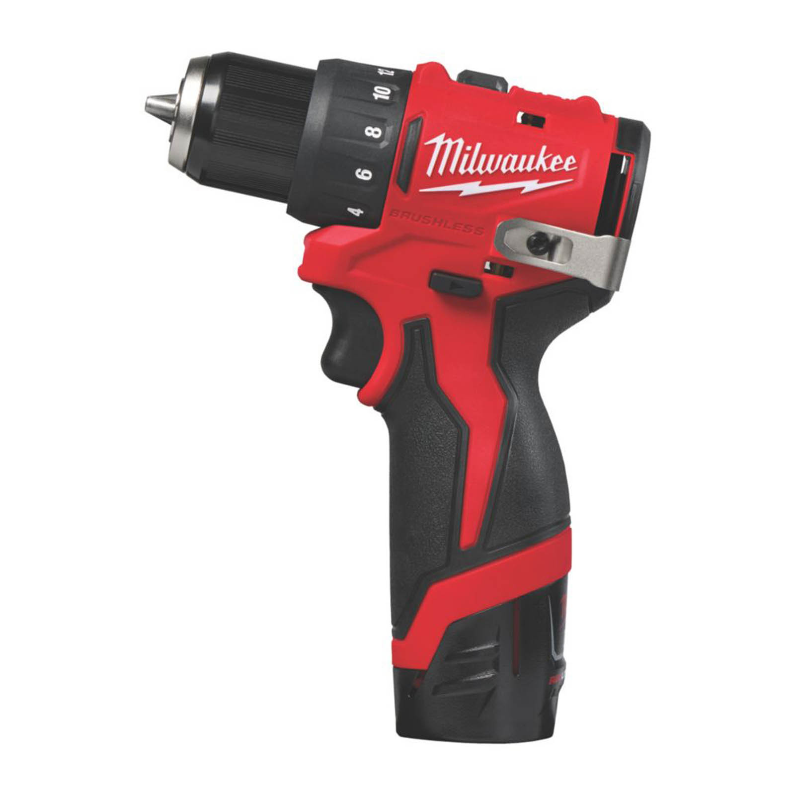Milwaukee M12BLDDRC-202C 12V 2 x 2.0Ah Li-Ion RedLithium Brushless Cordless Drill Driver - Image 2