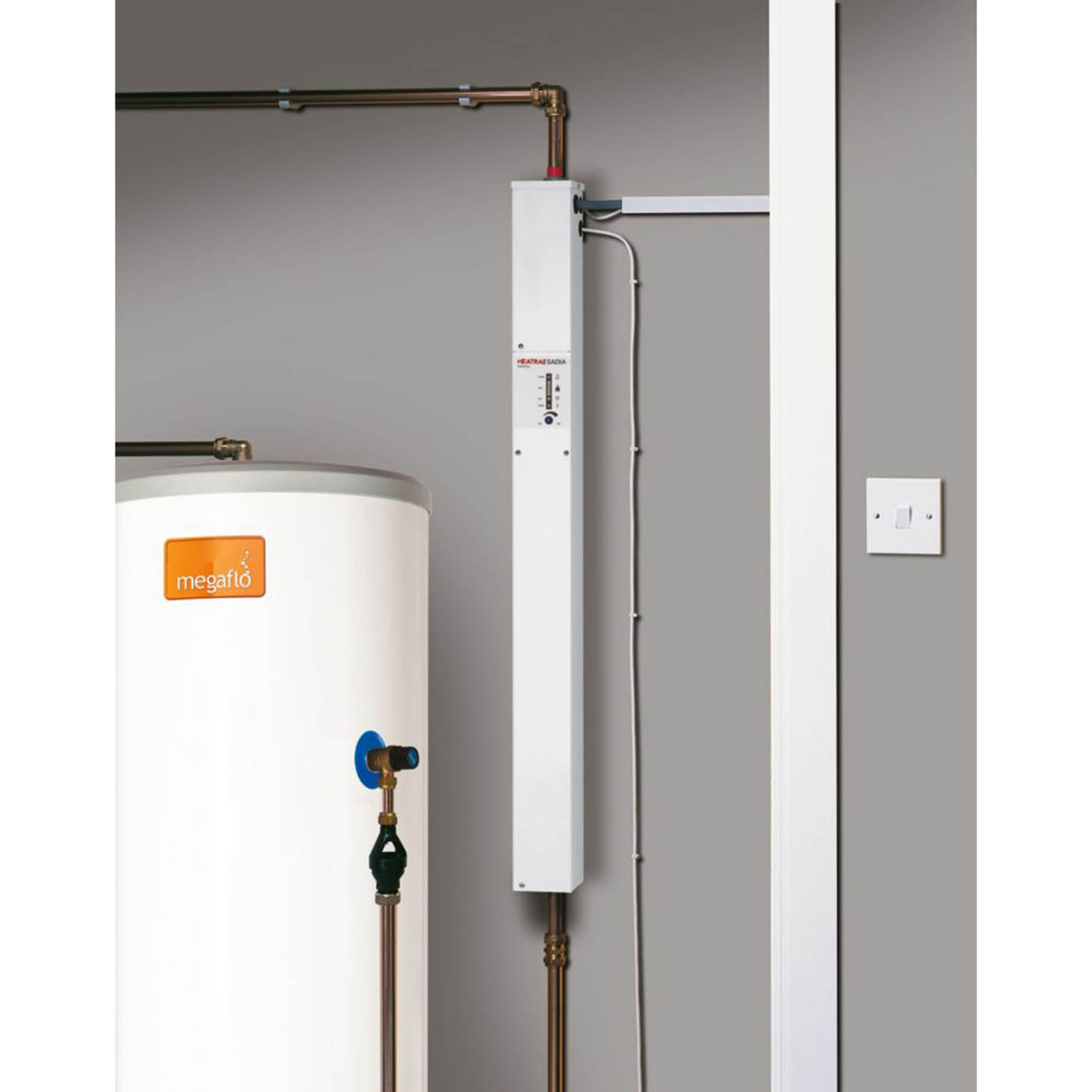 Heatrae Sadia Flow Boiler Electric Heat Only Amptec C1100 Compact LED 11kW - Image 2