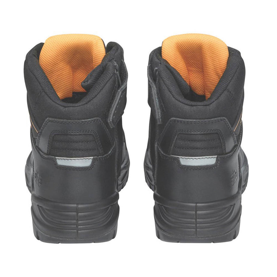 Site Safety Boots Mens Standard Fit Black Leather Waterproof Steel Toe Size 7 - Image 6