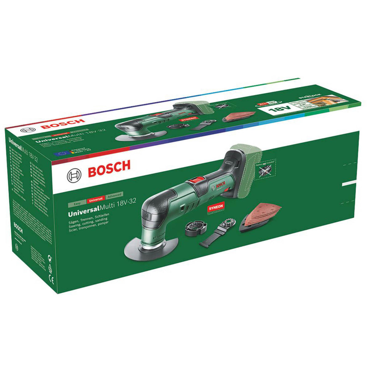 Bosch Multi Tool Cordless 18V Li-Ion UniversalMulti 18V-32 Soft Grip Body Only - Image 6