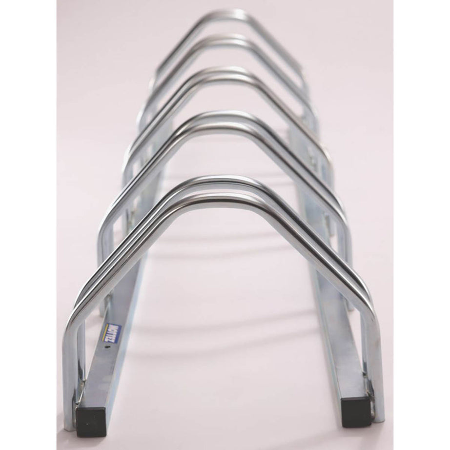 Mottez 5-Bike Rack Parking Stand Rustproof Self-Supporting Wall or Floor Mounted - Image 2