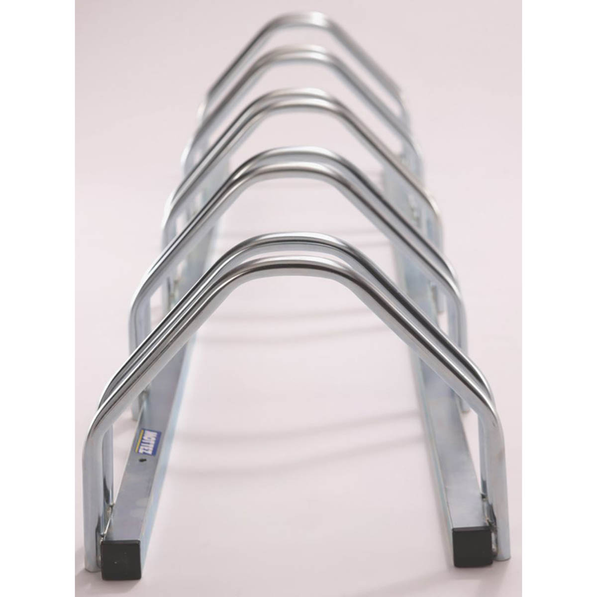 Mottez 5-Bike Rack Parking Stand Rustproof Self-Supporting Wall or Floor Mounted - Image 2