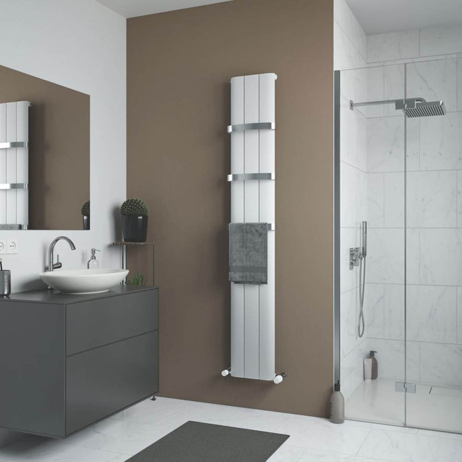 Ximax Radiator Towel Hanger Chrome Steel Winston Bathroom 324mm x 40mm - Image 2