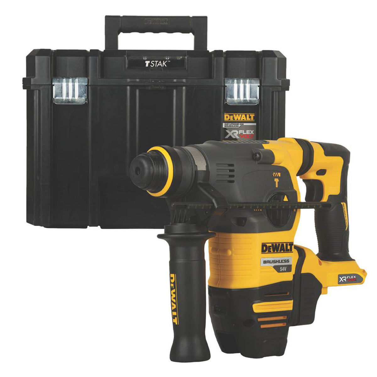 DeWalt Rotary Hammer Drill Cordless 54V Li-Ion DCH333NT-XJ SDS Plus Body Only - Image 1