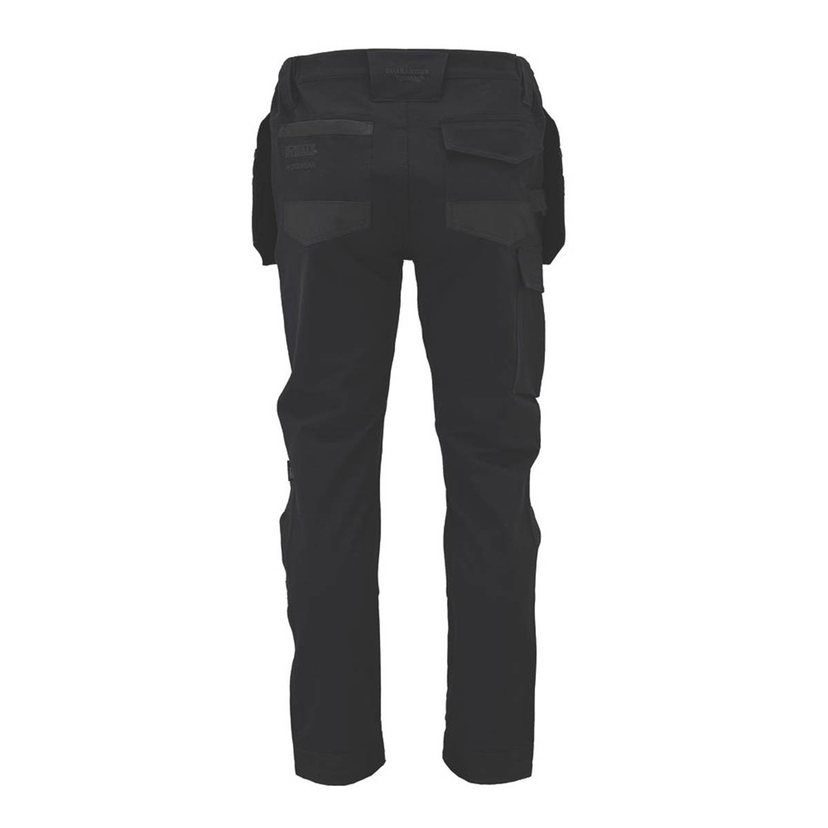 DeWalt Work Trousers Mens Slim Fit Black Breathable Multi Pockets 32"W 31"L - Image 3