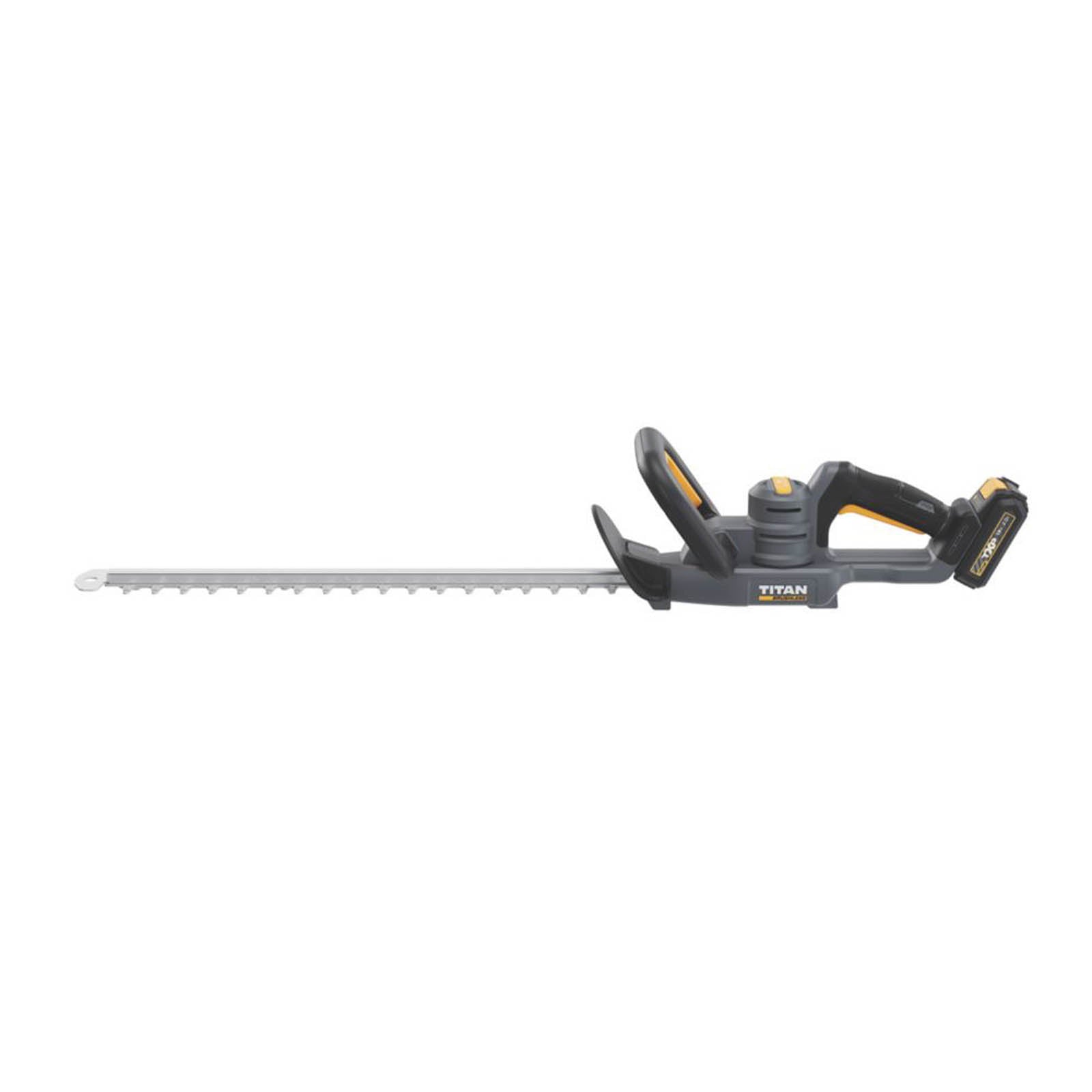 Titan  TTI1208GHT 55cm 18V 1 x 5.0Ah Li-Ion TXP Brushless Cordless Hedge Trimmer - Image 2