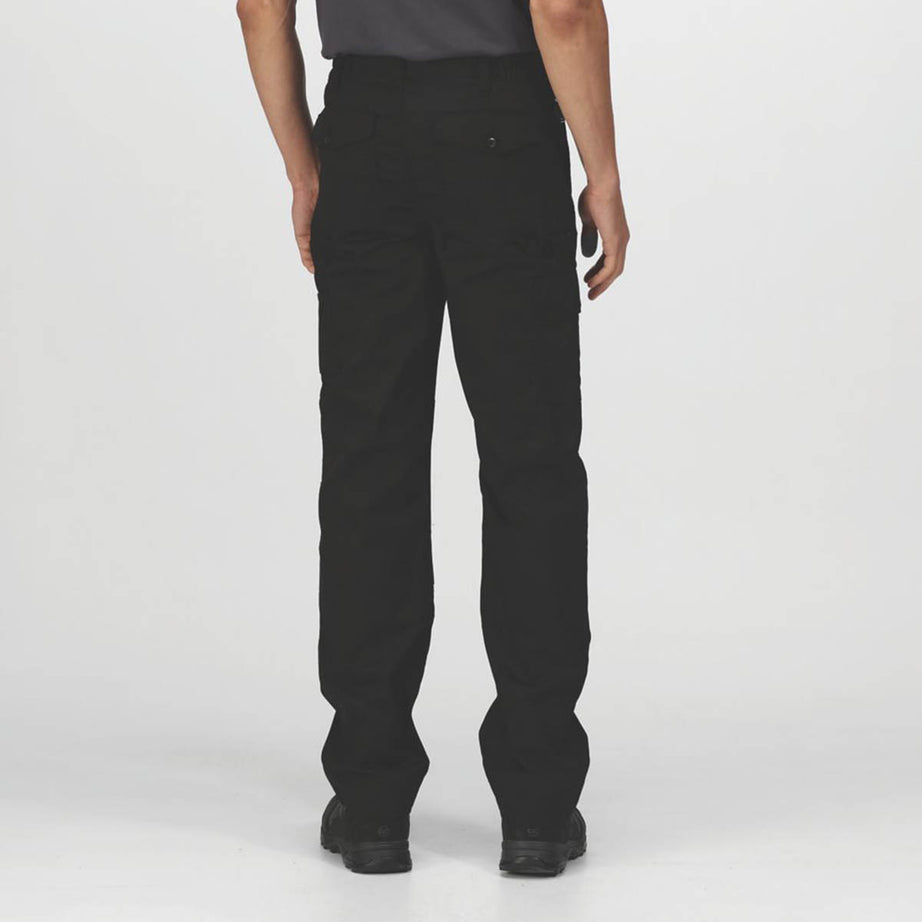 Regatta Work Trousers Mens Pro Cargo Classic Fit Black Multi Pockets 38W 29L - Image 4