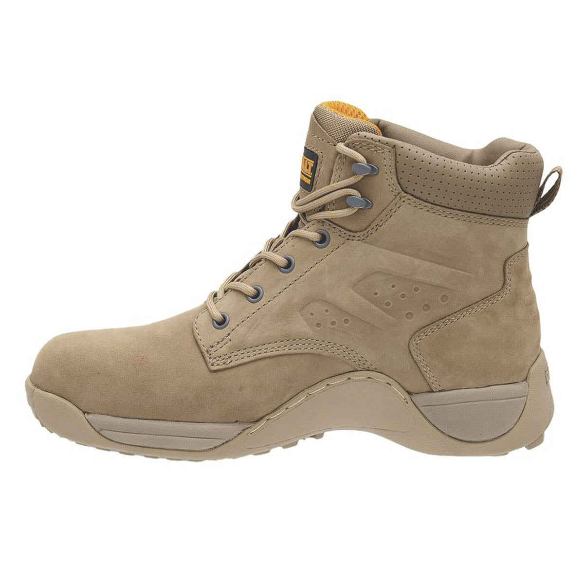 DeWalt Safety Boots Mens Standard Fit Stone Leather Lightweight Steel Toe Size 8 - Image 2