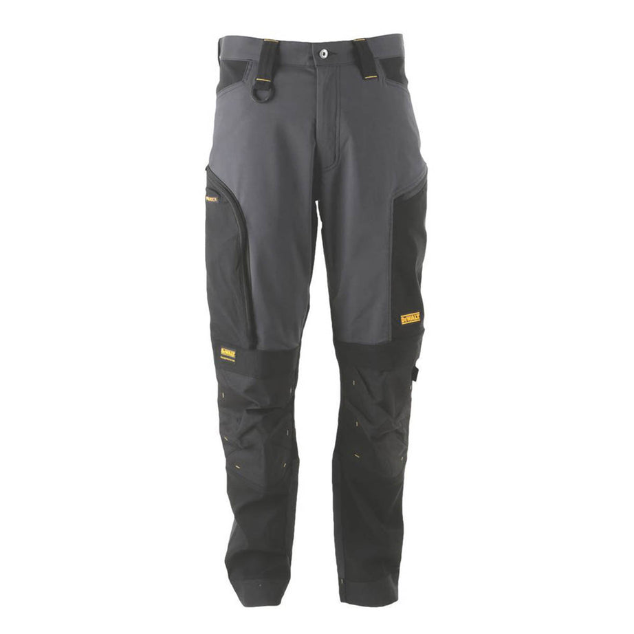 DeWalt Work Trouser Mens Tapered Grey Black Breathable Multi Pockets 32"W 31"L - Image 6