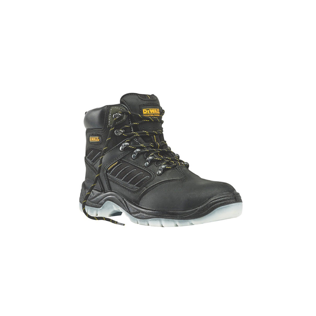 DeWalt Safety Boots Mens Wide Fit Black Waterproof Work Shoes Steel Toe Size 11 - Image 2