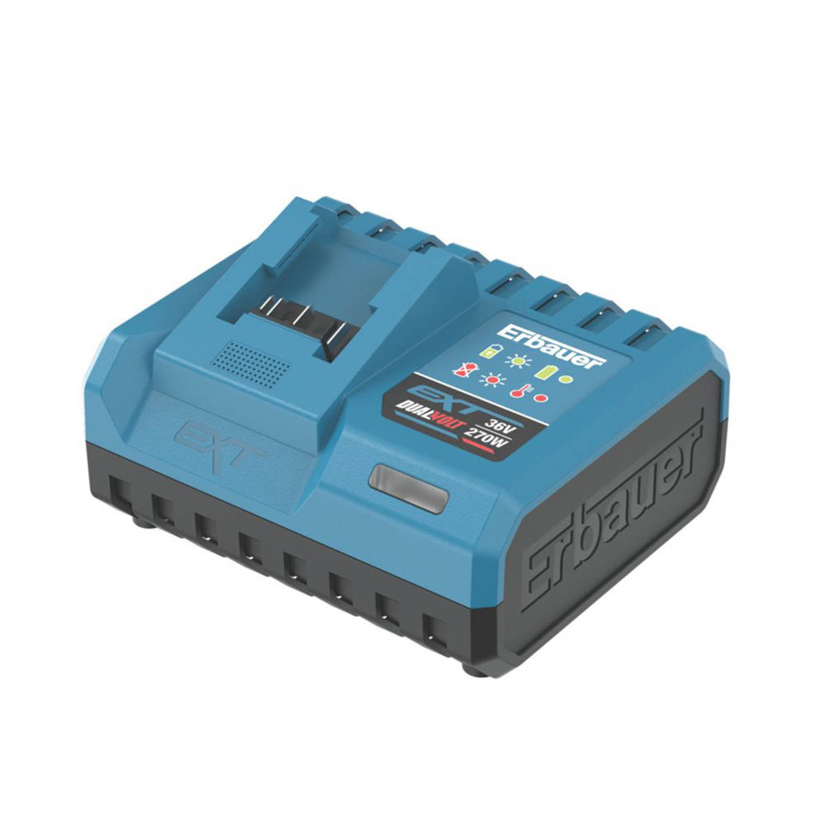 Erbauer Battery Fast Charger EXT Dual 36V/18V 12A Compact Powerful Lightweight - Image 1