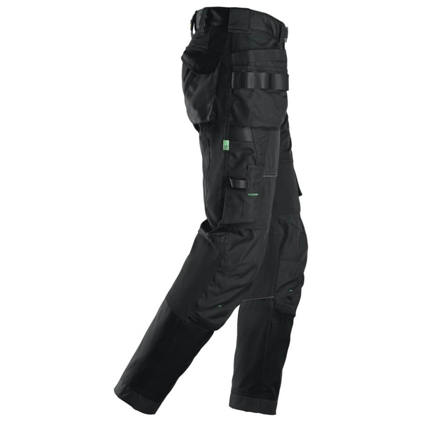 Snickers Work Trousers Mens Regular Fit Black Stretch Multi Pockets 38W 32L - Image 4