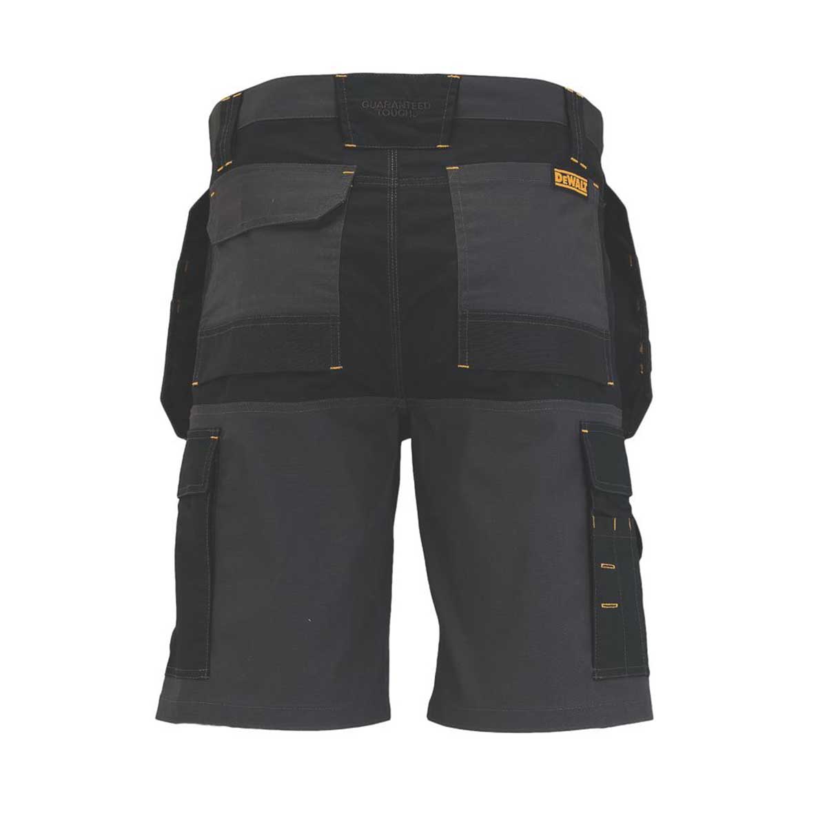 DeWalt Work Shorts Mens Regular Fit Grey Black Multi Pockets Cargo Breathable 32"W - Image 2