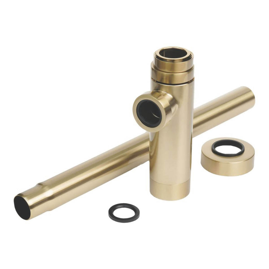 Flomasta  Bottle Trap Brushed Brass 32mm - Image 6