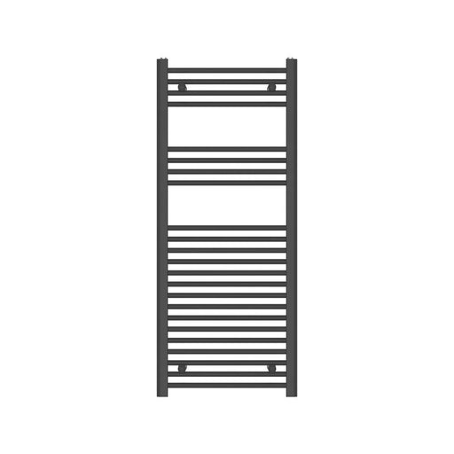 Towel Radiator Rail Black Matt Steel Bathroom Warmer 532W (H)1200x(W)500 mm - Image 1