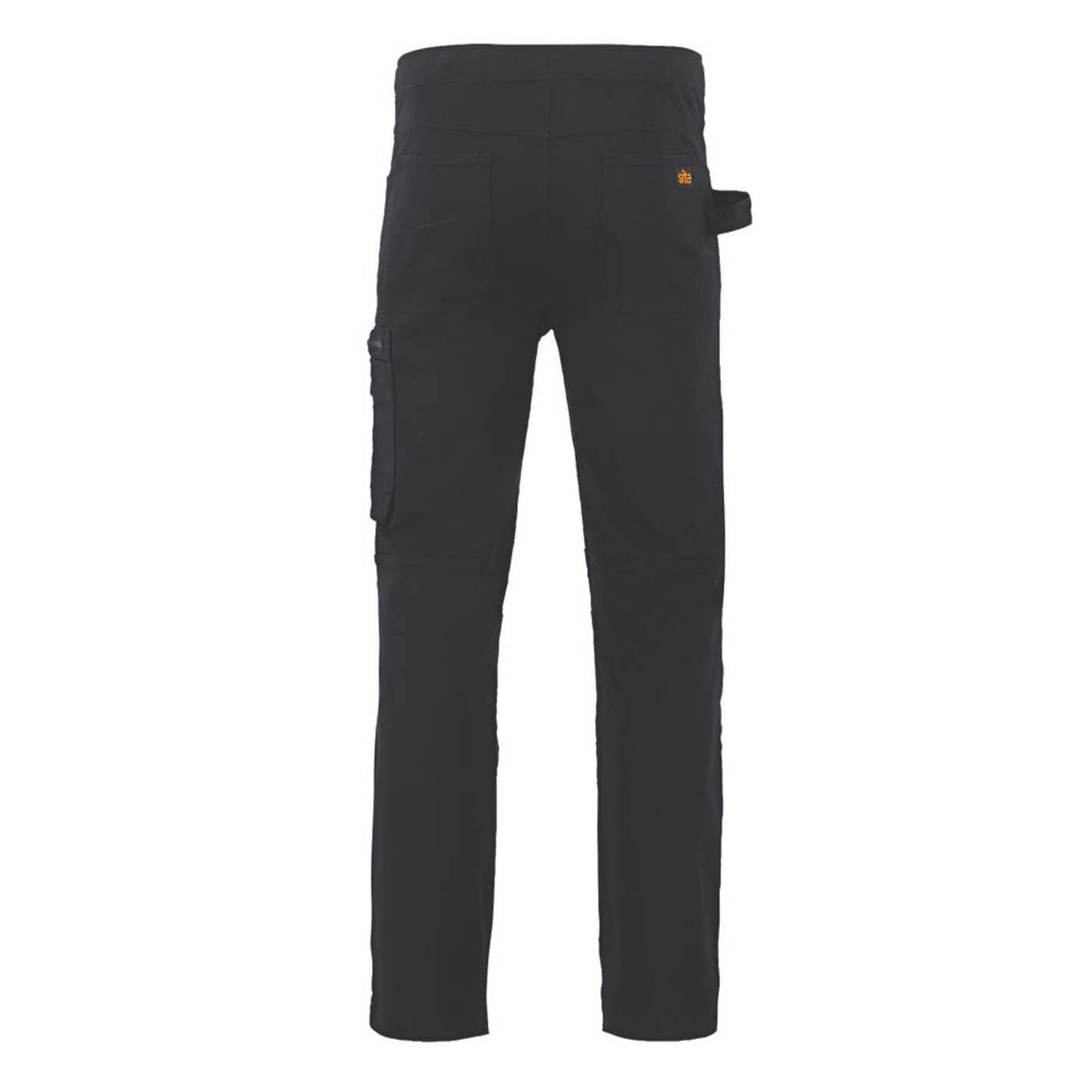 Site Dunnell Stretch Multi-Pocket Trousers Black 30" W 32" L - Image 6