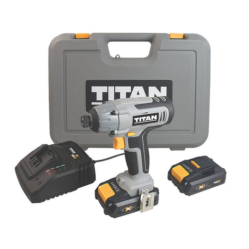 Titan Impact Driver Cordless TTI885IPD 18V TXP 2.0Ah 100Nm Low Battery Indicator - Image 1