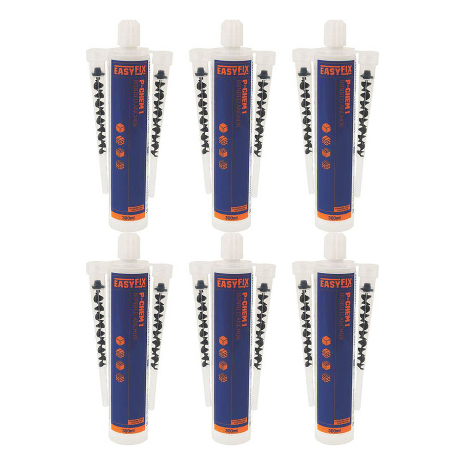 Easyfix Polyester Resin 300ml Styrene Free For Non Cracked Concrete Pack Of 6 - Image 1