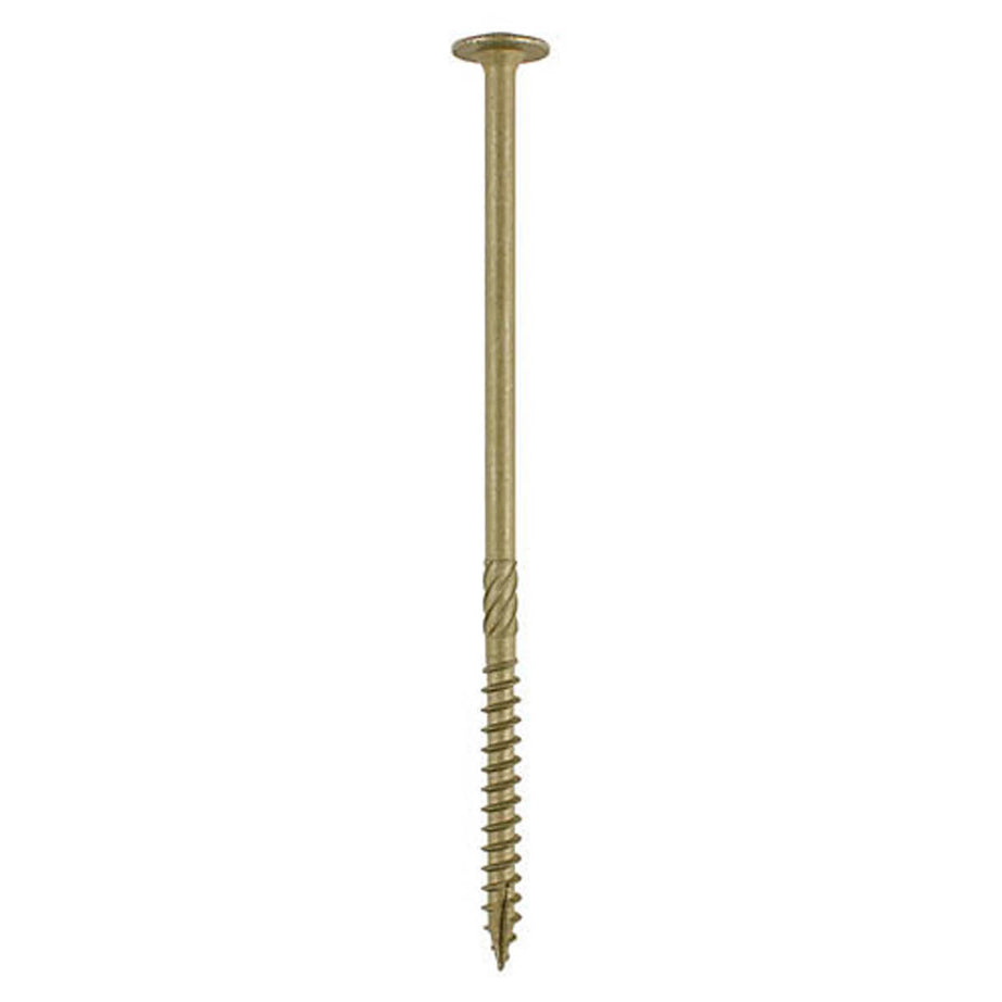 Timber Frame Screws Wafer Head Countersunk Durable Outdoor 8x250mm Pack of 50 - Image 1