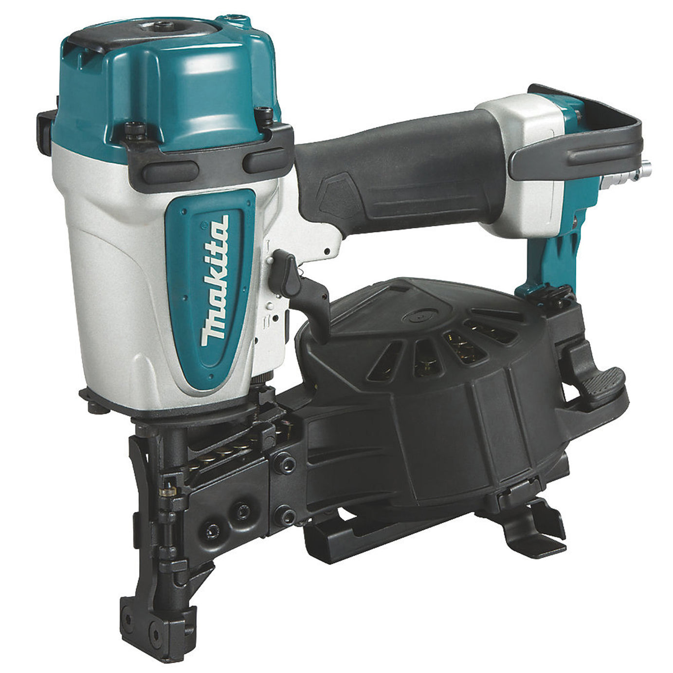 Makita Air Nail Gun AN454 First Fix 45mm Angled  Roofing Nailer  Soft Grip - Image 1