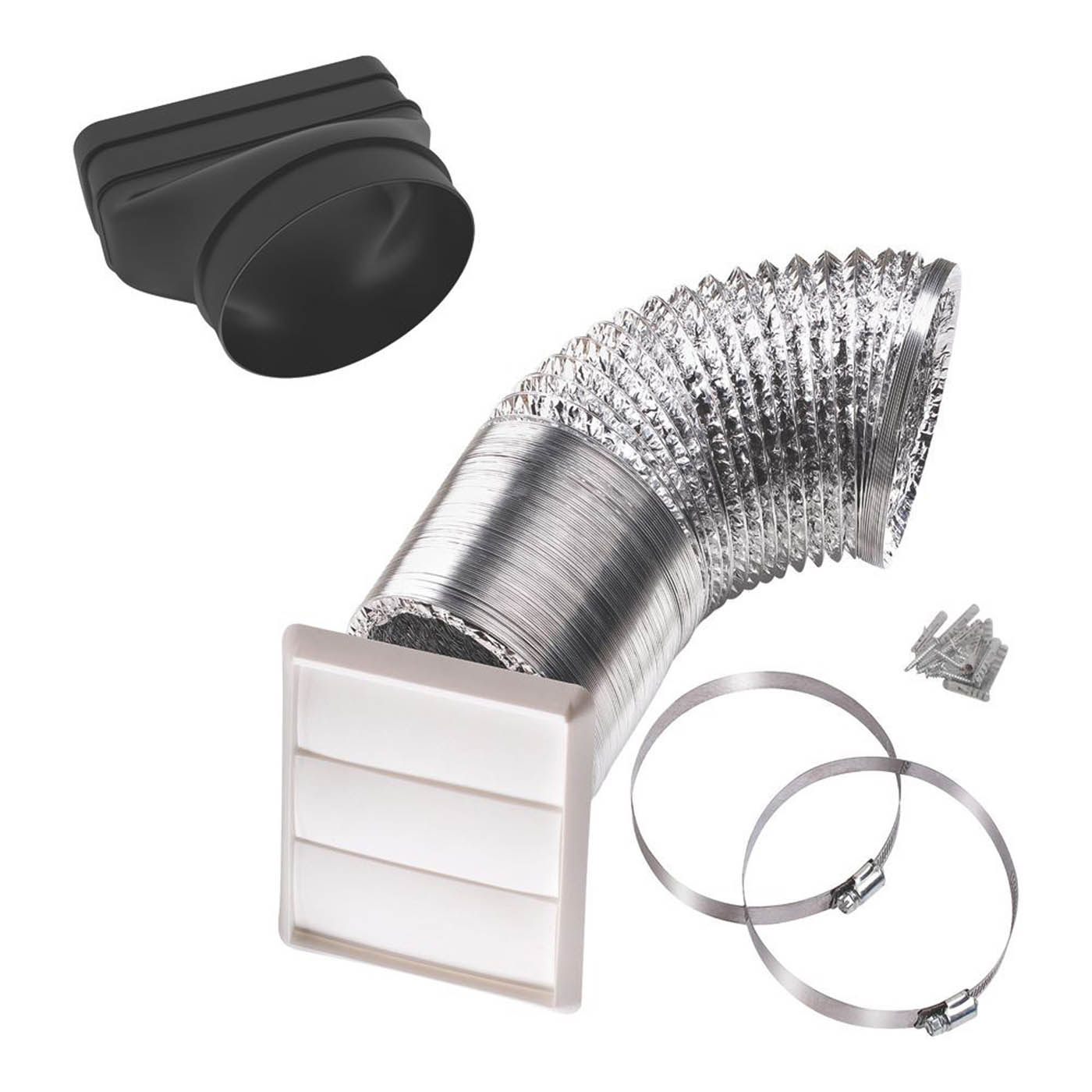 Cooke & Lewis Cooker Hood Venting Kit Ducting Outlet Extractor White - Image 1