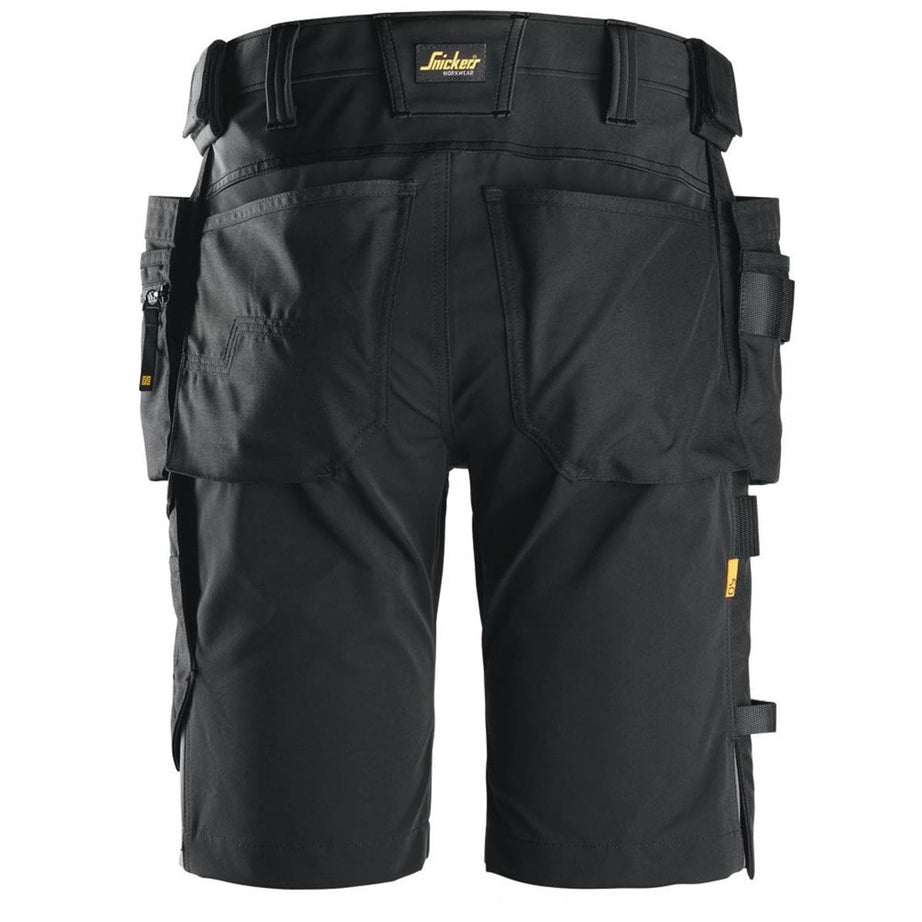 Snickers Work Shorts Mens Black Stretch Breathable Multi Pockets Cargo 36"W - Image 6