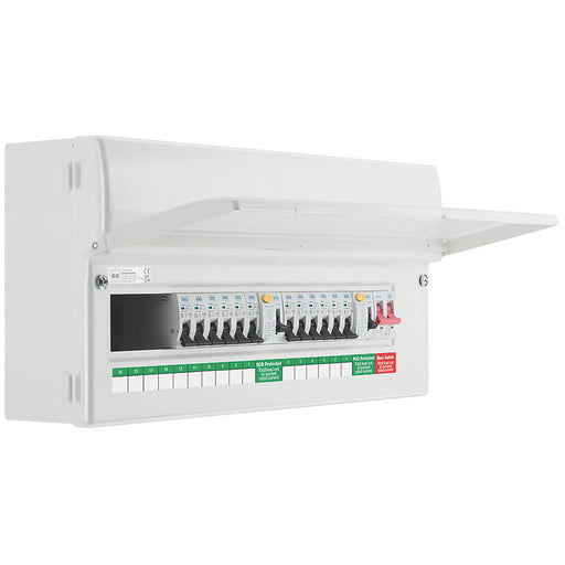 British General Consumer Unit Fortress 16 Way Dual RCD IP2XC High Integrity 100A - Image 1