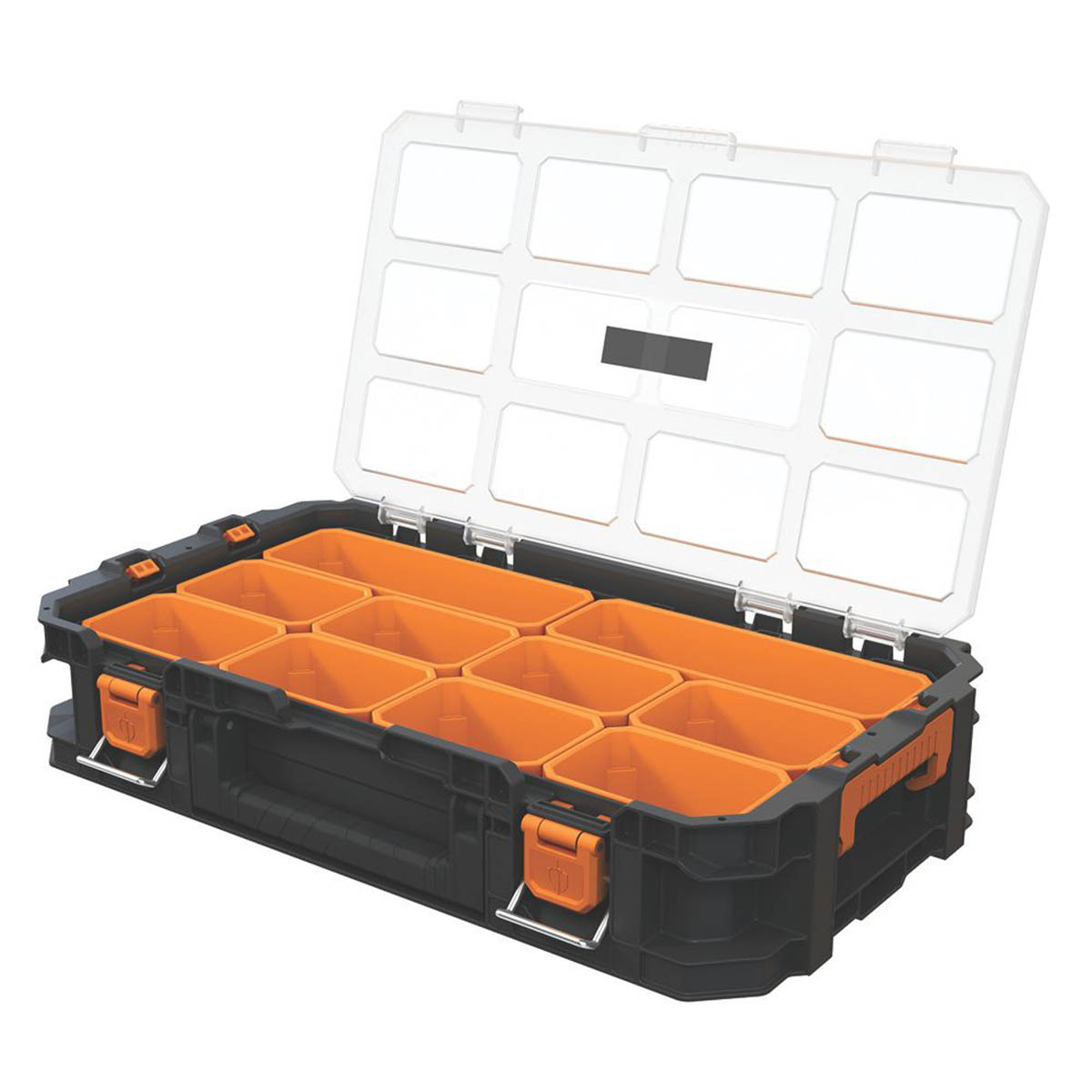 Magnusson Organiser Stakkur Compact Carrying Handles Plastic 11.89" x 21.26" - Image 2