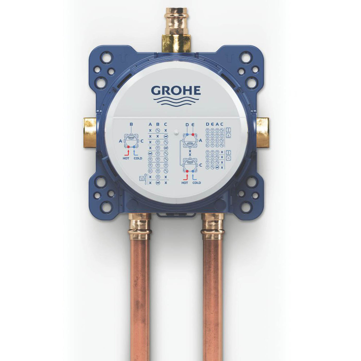 Grohe Precision Trend HP Rear-Fed Concealed Chrome Thermostatic Shower System - Image 3