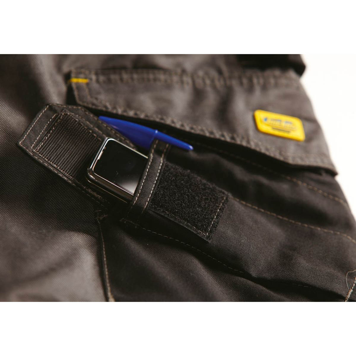 Snickers Work Trousers Mens Relaxed Fit Grey Black Multi Pockets Cargo 35"W 35"L - Image 4