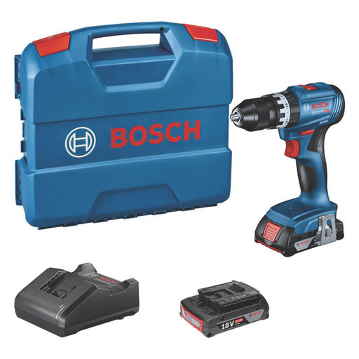 Bosch Combi Drill Cordless 06019K3370 18V 2 x 2.0Ah Li-Ion Coolpack Brushless - Image 1
