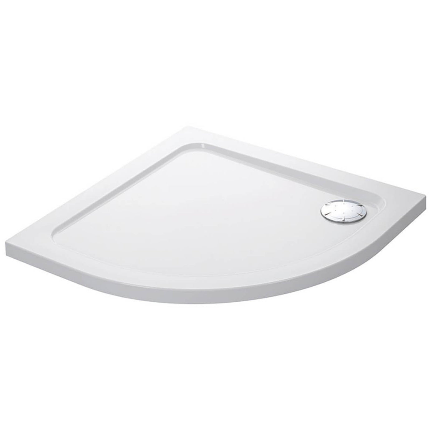 Mira Flight Low Quadrant Shower Tray White 900 x 900 x 40mm - Image 1