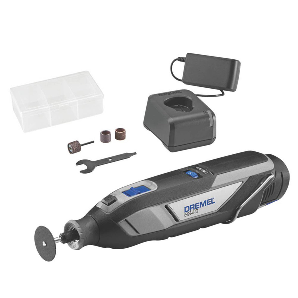 Dremel F0138240JB 12V 1 x 2.0Ah Li-Ion   Cordless Multi-Tool with Accessories 6 Piece Set - Image 1
