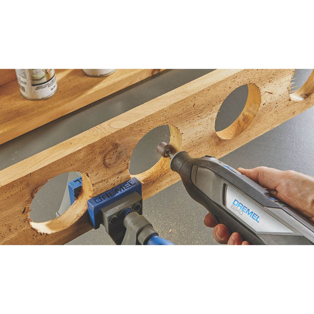 Dremel F0138240JB 12V 1 x 2.0Ah Li-Ion   Cordless Multi-Tool with Accessories 6 Piece Set - Image 5